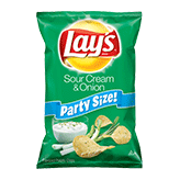 (image for) Lays Sour Cream & Onion Chips 12.5oz